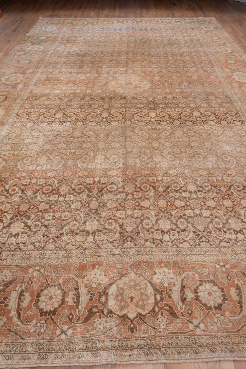 Antique Tabriz Area Rug (10' x 18')